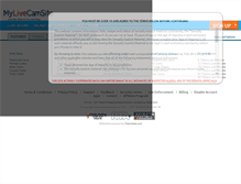 Tablet Screenshot of mylivecamsite.com